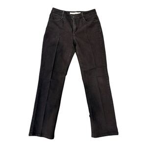 Jones New York Women's Black Straight Leg Jeans